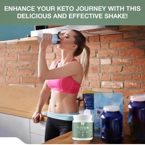 TeamKeto C8 MCT Oil powder – Unflavored Ketogenic MCT Coffee Creamer- Vegan-Friendly, Non-GMO, Gluten Free & Made in a GMP Compliant, FDA Registered Facility- Perfect in Coffee, Tea & Shakes 270g in Saudi Arabia