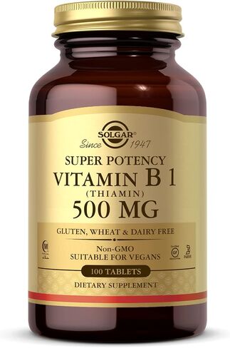 SOLGAR Vitamin B1 (Thiamin) 500 mg in Saudi Arabia