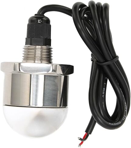 Qiilu تحت الماء قابس التصريف الضوء 丨 مصباح الصيد تحت الماء 丨 قابس الصرف LED ضوء IP68 مقاوم للماء 1/2in NPT مصباح تحت الماء عالمي لمقاعد سفينة اليخوت وملحقاتها in Saudi Arabia