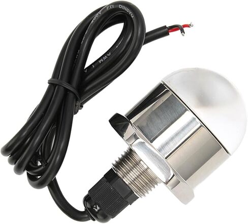 Qiilu تحت الماء قابس التصريف الضوء 丨 مصباح الصيد تحت الماء 丨 قابس الصرف LED ضوء IP68 مقاوم للماء 1/2in NPT مصباح تحت الماء عالمي لمقاعد سفينة اليخوت وملحقاتها in Saudi Arabia