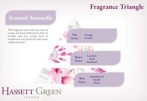 بطانات الأدراج المعطرة من هاسيت جرين لندن - عطر حسي حسي - عبوتين من 6 ورقات مقاس 23.6 × 15.75 بوصة (عبوة مزدوجة) in Kuwait