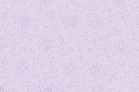 هاسيت جرين لندن بطانات ادراج معطرة - قطن طبيعي - ارجواني فاتح ولافندر - قلوب وورود - سينشوال سينشويل - 6 اوراق مقاس 600 × 400 في كل صندوق in Kuwait