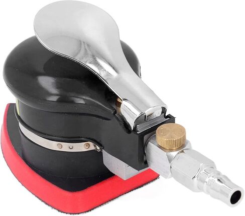 12000rpm Air Sander,Triangle Pneumatic Grinder, Mini Handheld Polisher for Wood Metal Random-Orbit Sanders in Kuwait