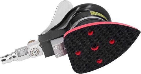 12000rpm Air Sander,Triangle Pneumatic Grinder, Mini Handheld Polisher for Wood Metal Random-Orbit Sanders in Kuwait