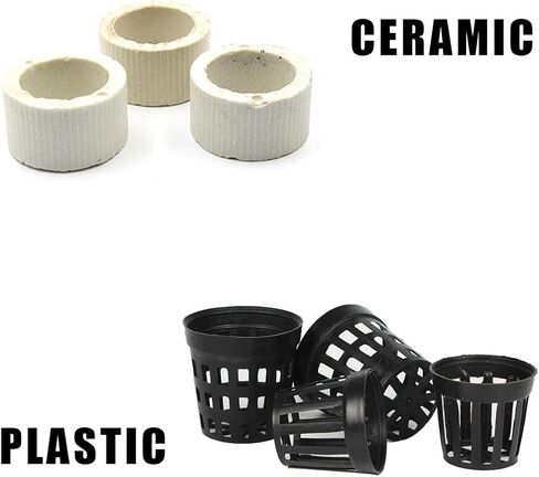 مجموعة حلقات ثابتة للنباتات المائية، 15 قطعة، وعاء اوزان نباتات حوض السمك، حلقات نباتات سيراميك مضادة للطفو لملحقات حوض السمك in Kuwait