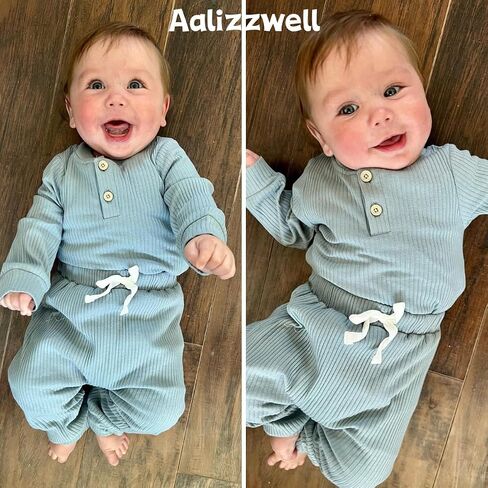 Gender Neutral Long Sleeve Baby Ribbed Outfit with Hat & Headband in Saudi Arabia