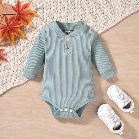 Gender Neutral Long Sleeve Baby Ribbed Outfit with Hat & Headband in Saudi Arabia