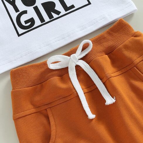 Toddler Baby Boy Summer Clothes Short Sleeve Letter Print Stripe T-Shirt with Elastic Waist Shorts Set Summer Outfit in Saudi Arabia
