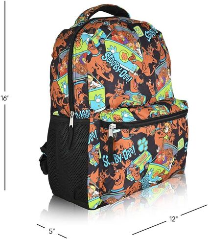 Scooby-Doo Backpack For School Kids Boys Girls Toddler Adults | Bring To School Preschool And Carry Lunch Books Toys Clothes Merchandise Officially Licensed Backpacks in Saudi Arabia