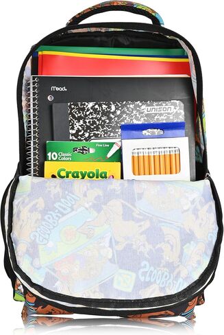 Scooby-Doo Backpack For School Kids Boys Girls Toddler Adults | Bring To School Preschool And Carry Lunch Books Toys Clothes Merchandise Officially Licensed Backpacks in Saudi Arabia