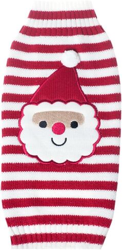 BOBIBI Dog Sweater for Christmas Cartoon Reindeer Pet Cat Winter Knitwear Warm Clothes Medium in Saudi Arabia