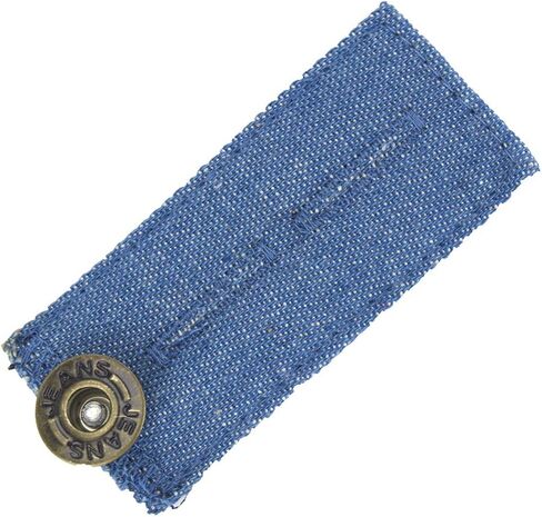 Denim Waistband Extenders for Pants, Shorts & Skirts - Button on for an Extra Inch of Breathing Room & Waistline Comfort in Saudi Arabia