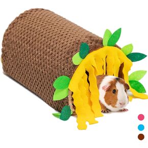 PAWNISAW Guinea Pig Hideout, Washable Fleece Pink Tunnel House & Cage Tube in Saudi Arabia