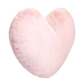 Amazon Basics Kids Decorative Pillow, Peony Pink Heart, 10.5 in x 4 in in Kuwait