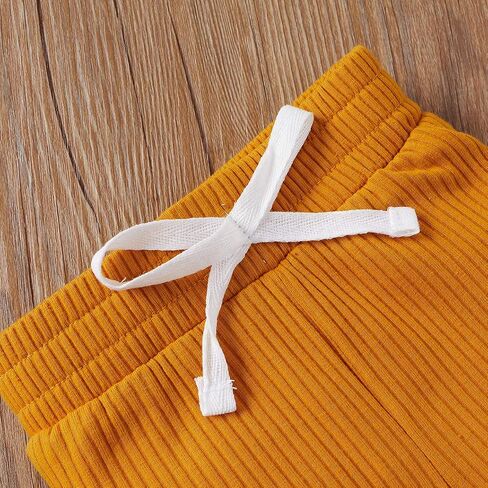 CIYCUIT Newborn Baby Boy Clothes Ribbed Knit Long Sleeve Bodysuit Pants 2-Piece Fall Winter Outfits in Saudi Arabia
