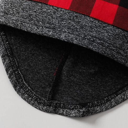 Toddler Infant Baby Boy Clothes Outfit Plaid Fall Winter Clothes Long Sleeve Hoodie Tops Sweatshirt Pants Outfit Set in Kuwait