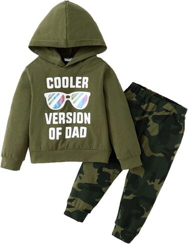 DISAUR Toddler Boy Clothes Baby Outfits, Little Boys Summer Letter Printed Short Sleeve with Pants 2PCS Clothing Set in Saudi Arabia