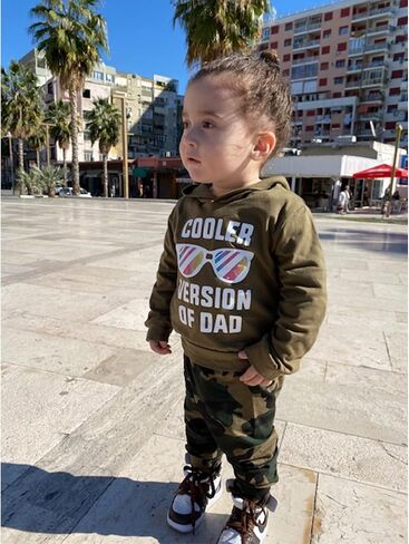 DISAUR Toddler Boy Clothes Baby Outfits, Little Boys Summer Letter Printed Short Sleeve with Pants 2PCS Clothing Set in Saudi Arabia