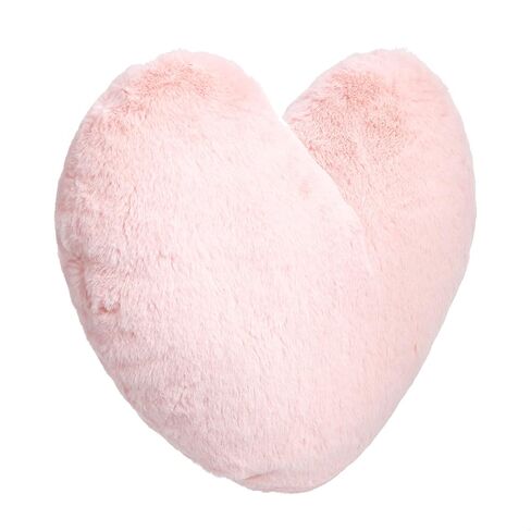 Amazon Basics Kids Decorative Pillow, Peony Pink Heart, 10.5 in x 4 in in Kuwait