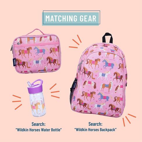 Wildkin Kids Insulated Lunch Box Bag for Boys & Girls, Reusable Kids Lunch Box is Perfect for Early Elementary Daycare School Travel, Ideal for Hot or Cold Snacks & Bento Boxes (Aztec) in Saudi Arabia