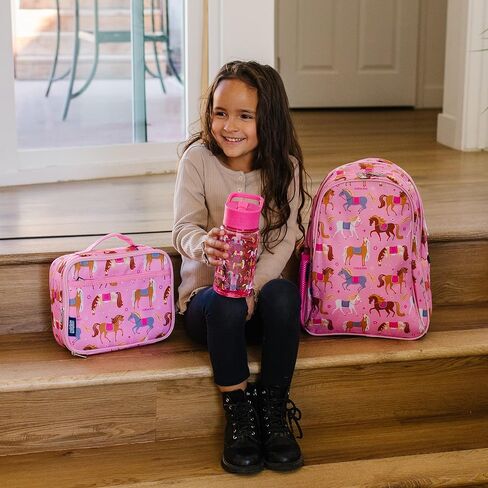 Wildkin Kids Insulated Lunch Box Bag for Boys & Girls, Reusable Kids Lunch Box is Perfect for Early Elementary Daycare School Travel, Ideal for Hot or Cold Snacks & Bento Boxes (Aztec) in Saudi Arabia