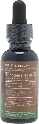 Chlorophyll Me, Liquid Chlorophyll - Organic, Natural Deoderant & Detoxifier, Immune Boosting, Fresh & Mint Flavored in Saudi Arabia