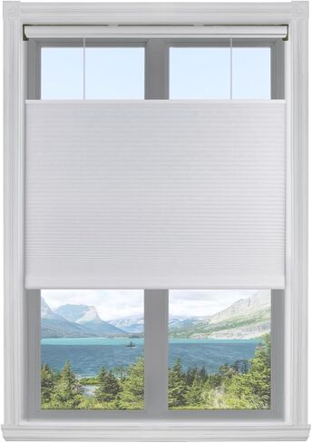 Calyx Interiors A04HTC350600 غطاء خلوي لاسلكي من أعلى إلى أسفل ومن أسفل إلى أعلى، مقاس 35 بوصة عرض × 60 بوصة ارتفاع، أبيض in Kuwait