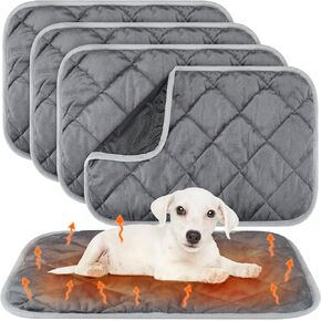4 Pack Self Heating Cat Pad Self Warming Dog Mat, 16 x 20 Inch, Dark Blue in Saudi Arabia