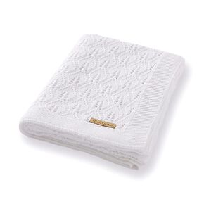 mimixiong Cotton Baby Blanket Gender Neutral Nursery Swaddling Blanket for Shower Gift Registry for Baby wiht Cute Pompoms Ivory