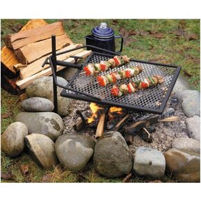 Adjust-A-Grill Camping Grill - Makes Outdoor Cooking Easier and Safer in Saudi Arabia