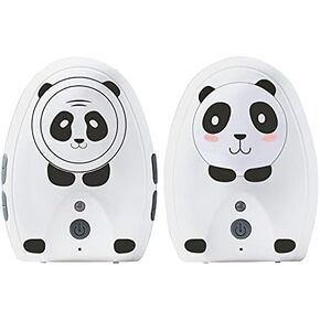 تايم فلايز جهاز مراقبة الطفل الصوتي بتركيز رقمي على شكل باندا مع بطارية قابلة لاعادة الشحن بطول 1000 قدم واتصال USB وضوء ليلي لطيف in Kuwait
