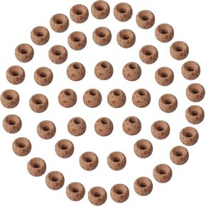 EUPHENG 50pcs Mottled Tactical Tungsten Beads for Jig Hooks Fly Tying Assortment Nymph Head Fly Tying Materials 6 Colors / 5 Sizes