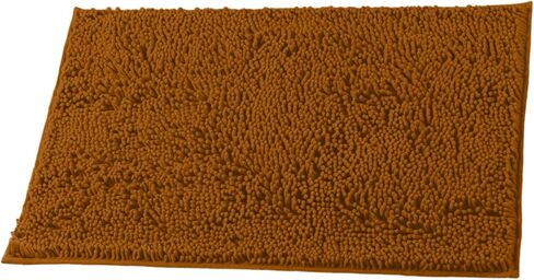 LuxUrux Bath Mat, Extra-Soft Plush Non-Slip Bathroom Rug, Luxury Chenille Microfiber Material, Super Absorbent Shaggy Bath Rug. Machine Wash & Dry (17 x 24, Light Grey) in Kuwait