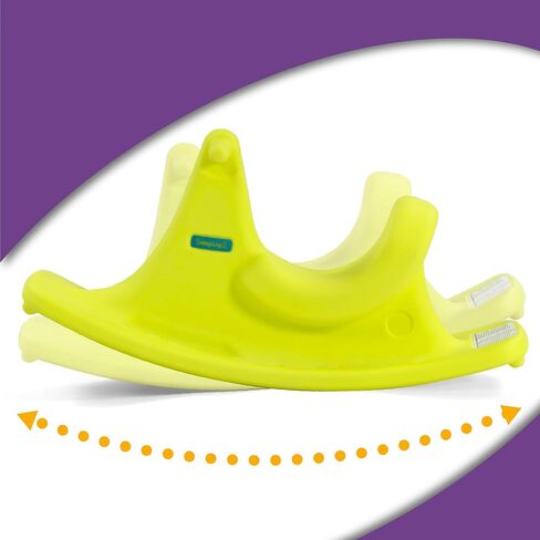 لعبة Simplay3 Active Rocking Rider الحسية للأطفال الصغار - مقابض سهلة الإمساك، قاعدة ثابتة ومساند للقدم، لعبة ركوب داخلية أو خارجية in Kuwait