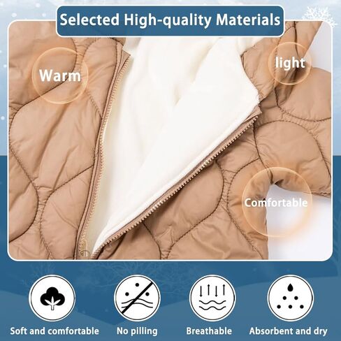 AiWMGL Baby Boy Snowsuit Newborn Winter Jumpsuit Romper Coat Clothes Outwear Onepiece Hoodies Toddler in Saudi Arabia