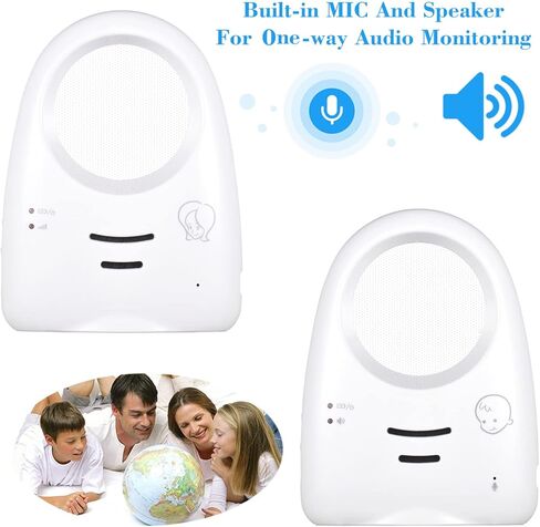 جهاز مراقبة الطفل الرقمي اللاسلكي Splenssy بتردد 2.4 جيجا هرتز، جهاز مراقبة الطفل في اتجاه واحد، كاشف صرخة الطفل الشفاف، ناقل الحركة الحساس in Kuwait