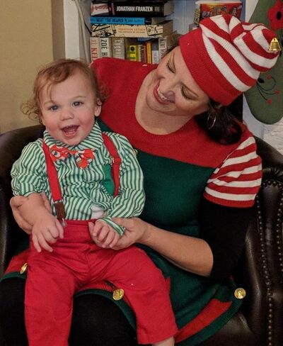 XIFAMNIY Baby Boys Christmas Gentleman Outfit 3 قطع سروال وأعلى مجموعات حديثي الولادة in Kuwait