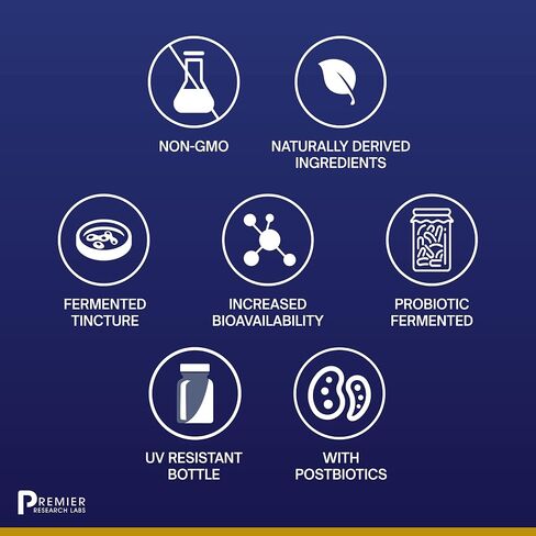 Premier Research Labs المرارة المخمرة-ND - البروبيوتيك لصحة المرارة - مع الخرشوف ومستخلص الشمندر ومستخلص شوك الحليب - نباتي نقي - 8 أونصة سائلة in Saudi Arabia