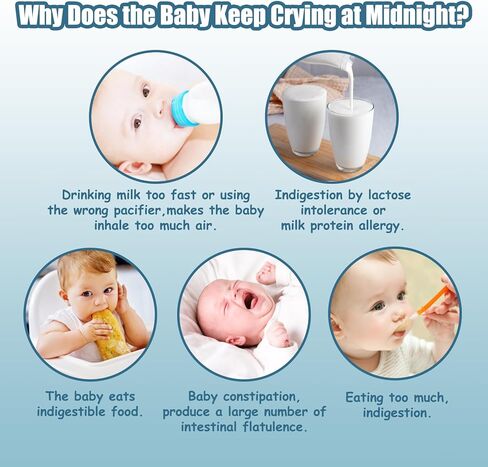 اديليديون مخفف للغازات والمغص للاطفال الرضع، عصا لتخفيف المغص وانتفاخ البطن، لتخفيف الإمساك الفوري لحديثي الولادة من الاولاد والبنات من 12 قطعة in Kuwait