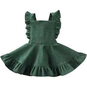MERSARIPHY Toddler Tutu Dress Infant Sleeveless Vest Skirt Baby Backless Cute Romper for Girl Ruffle Skirt, Ages for 6Mos-5T
