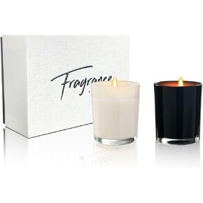 Mysflosy 2 Pack Soy Aromatherapy Candles, Scented Candle Set with Verbena and Vanilla Scents, Soy Candles Gifts for Women and Men, Home Fragrance Decor Gift, 2 x 5 oz in Saudi Arabia