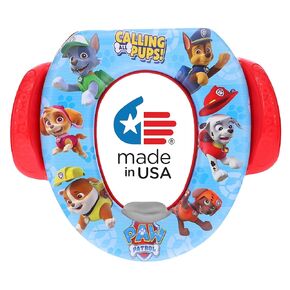 Nickelodeon PAW Patrol "Rescue Pups" Soft Potty Seat and Potty Training Seat - Soft Cushion, Baby Potty Training, Safe, Easy to Clean
