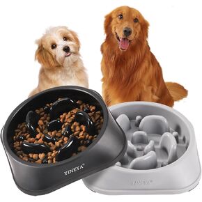 YINEYA Slow Feeder Dog Bowl for Medium Dogs, 2-Cup Puzzle Feeder Bowl in Saudi Arabia