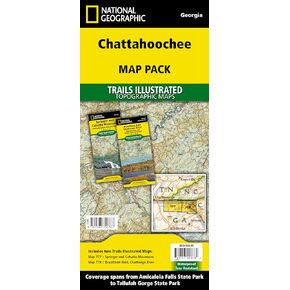 Chattahoochee National Forest [Map Pack Bundle] (National Geographic Trails Illustrated Map) in Saudi Arabia
