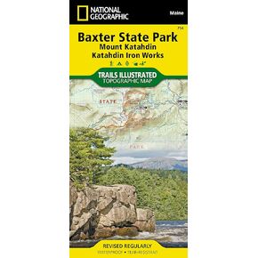 Baxter State Park/mount Katahdin: Trails Illustrated Other in Kuwait