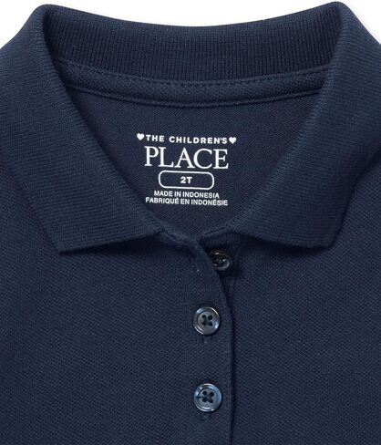 The Children's Place Baby-Girls and Toddler Short Sleeve Pique Polo Dress Drop Waist in Saudi Arabia