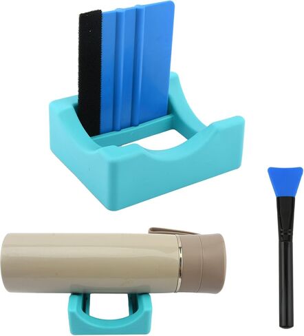 Silicone Cup Cradle with Edge Squeegee and Silicone Brush, Cup Holder with Built-in Slot, Light and Portable, for Mugs, Glasses, Coffee Cups, Glass Jars, Wine Bottles(Size:3 Pcs) in Saudi Arabia