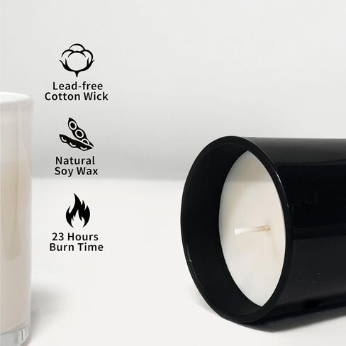 Mysflosy 2 Pack Soy Aromatherapy Candles, Scented Candle Set with Verbena and Vanilla Scents, Soy Candles Gifts for Women and Men, Home Fragrance Decor Gift, 2 x 5 oz in Saudi Arabia