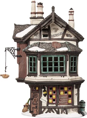 Department 56 Dickens' Village Ebenezer Scrooge's House Lit House, 8.25, Multicolor in Saudi Arabia