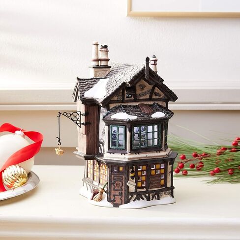 Department 56 Dickens' Village Ebenezer Scrooge's House Lit House, 8.25, Multicolor in Saudi Arabia